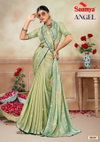 Angel By Saumya Chiffon Brasso Printed Party Wear Saree Wholesale Market In Surat